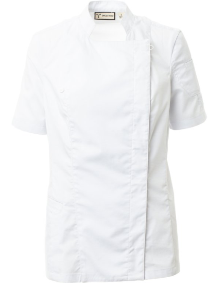 Giacca da Cuoca Bianca Mezza Manica STARLIGHT MESH LADY | Payper