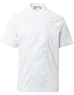 Giacca da Cuoco Bianca Manica Corta STARLIGHT MESH | Payper
