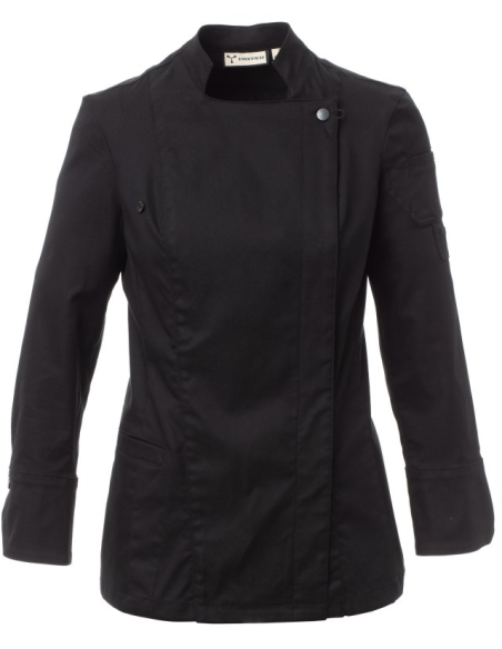 Giacca da Cuoco Nera Elasticizzata da Donna STARRED LADY | Payper