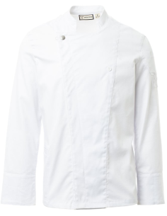 Giacca da Cuoco Bianca Elasticizzata STARRED | Payper