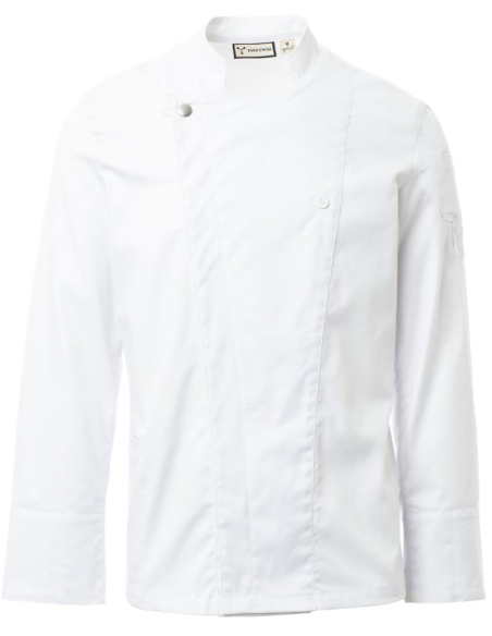 Giacca da Cuoco Bianca Elasticizzata STARRED | Payper