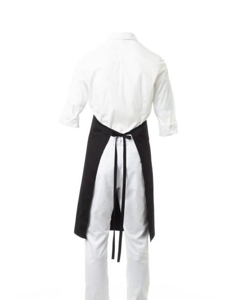 Grembiule BOUTIQUE Nero con Pettorina Leggero con Tasca | PAYPER