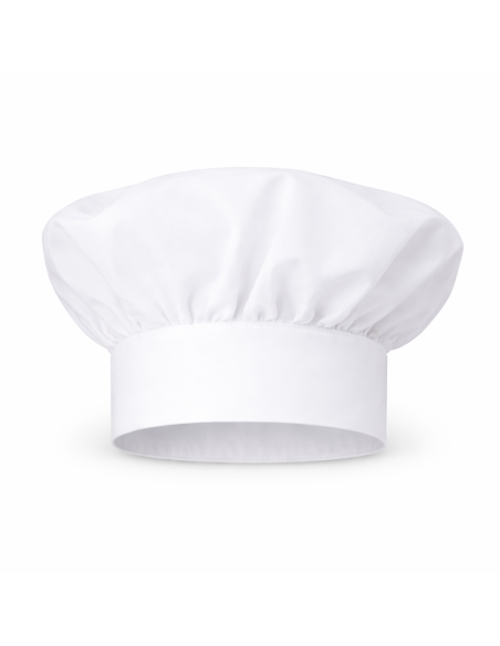 Cappello da Cuoco Bianco Regolabile 100% Cotone 190 g/m² | RISTOHOUSE