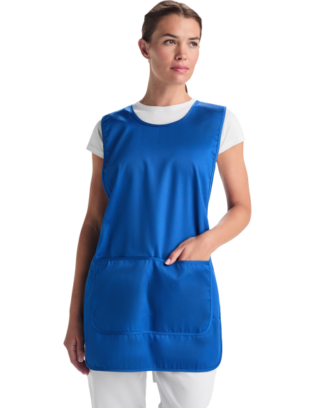Grembiule a Poncho Bluette con Tasca modello PINTXO | VALENTO - Divisa da Lavoro per Ristorazione, Estetista, Pulizie